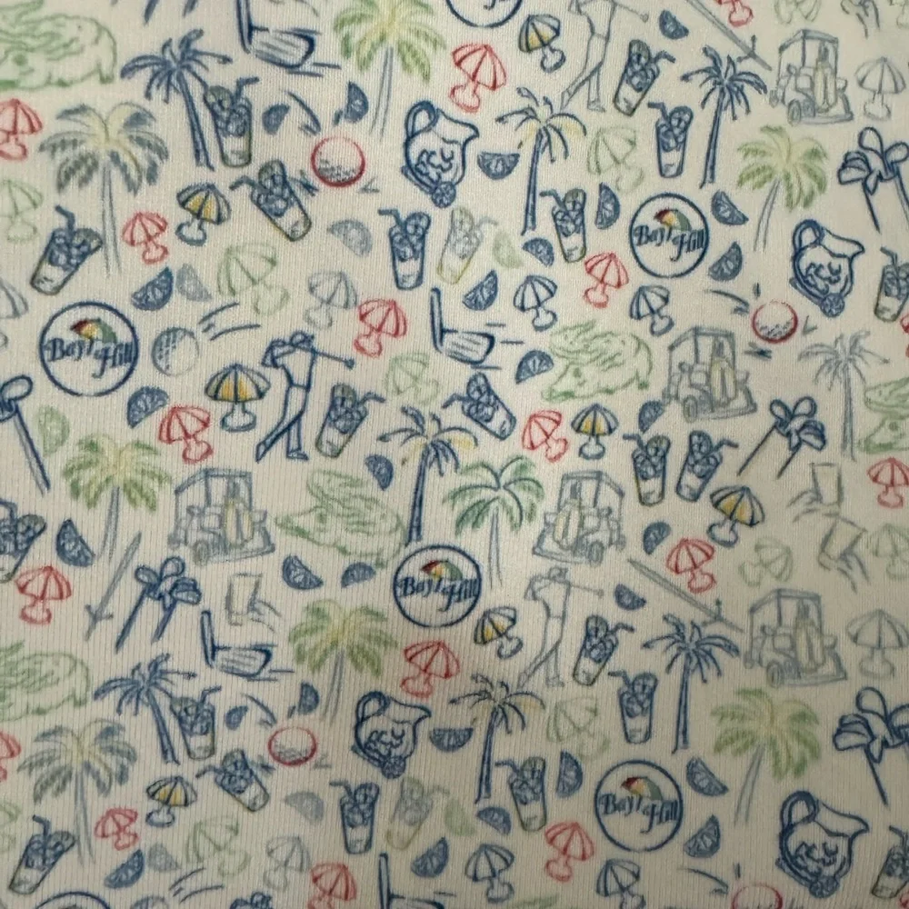 Peter Millar summer comfort golf polo bay hill with sun protection. Size L. - Picture 4 of 5